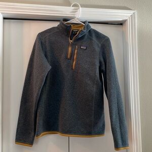 Patagonia sweater pullover 1/4 zip kids’ XXL 16/18